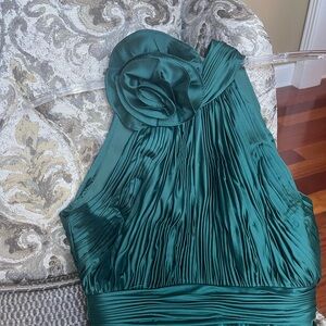 MacDuggal Emerald Green High Low Dress. Cocktail Wedding Mother of Bride/Groom